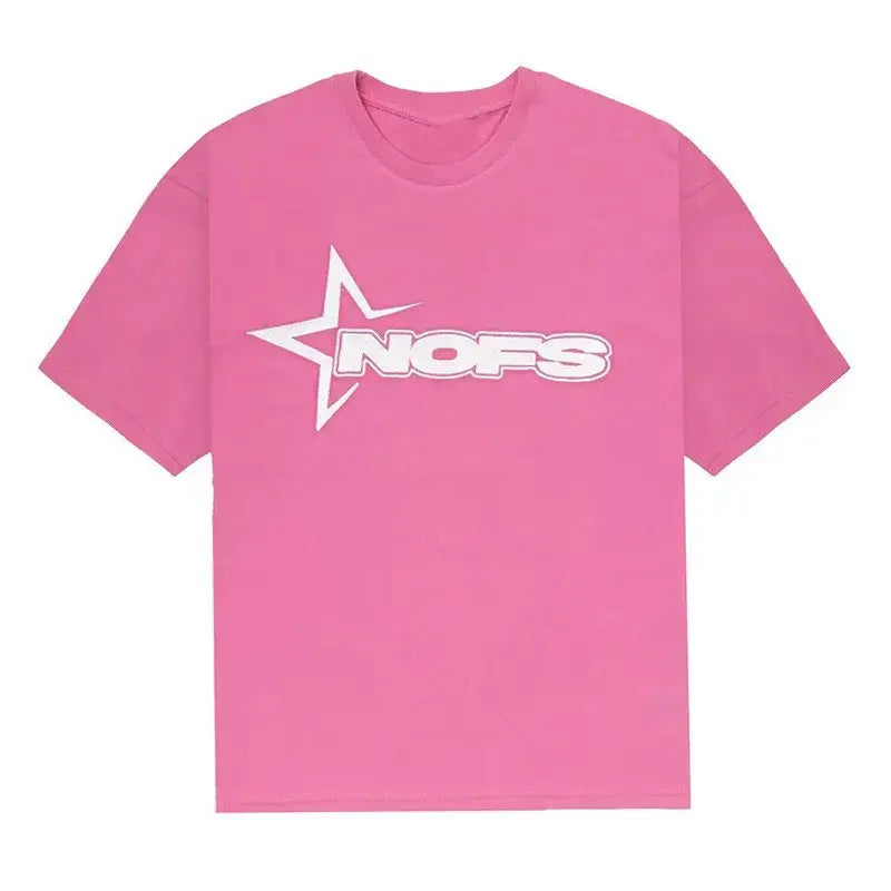 🔥 Y2K Kpop Street Fashion T-Shirt & Shorts Set – Oversized Casual Style