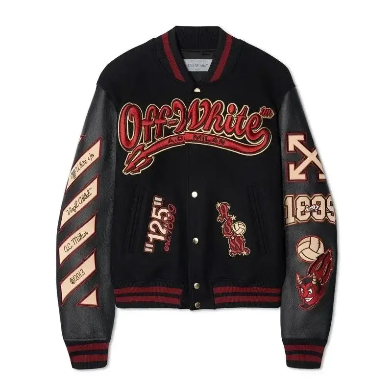 Y2K Retro Baseball Jacket – Embroidered Street Punk Varsity for Men & Women