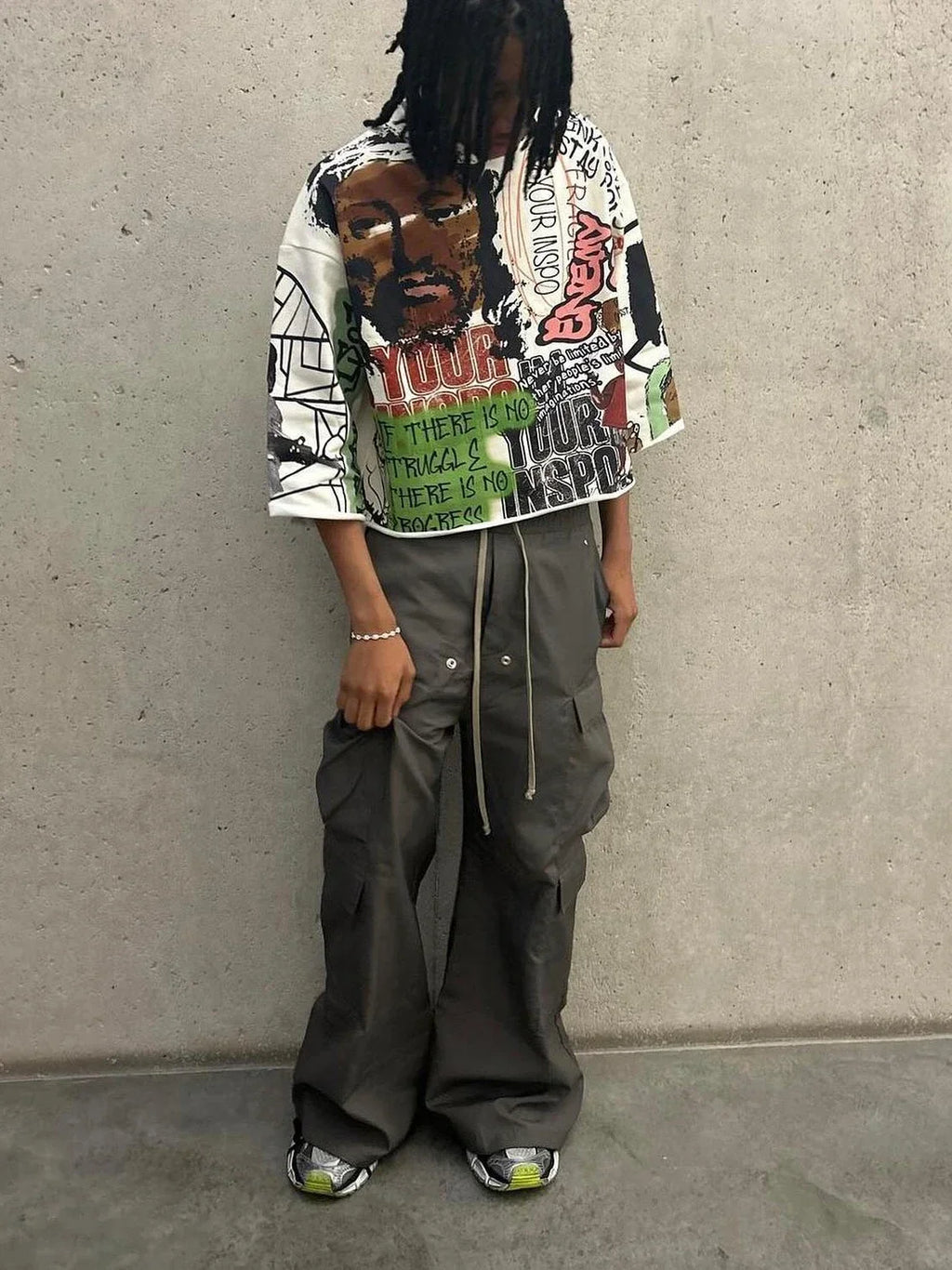 Oversized Y2K T-Shirt – 777 CHILD Graphic Print